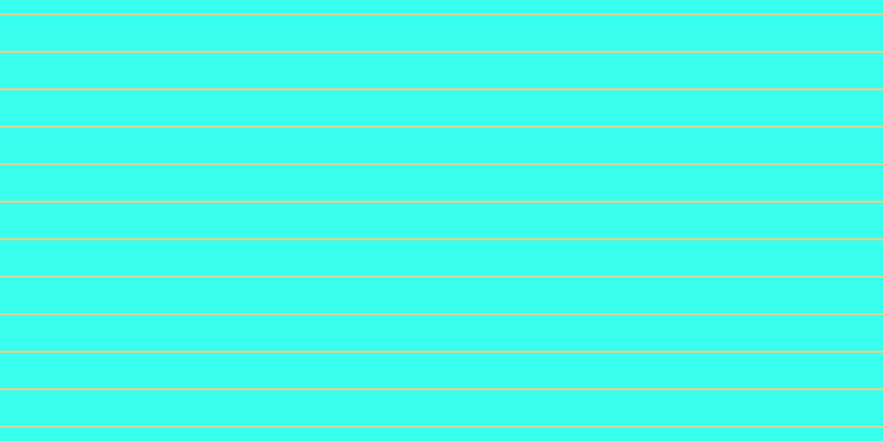 #39ffef, #dbd393 horizontal lines, two pixels wide, thirty-two pixels apart