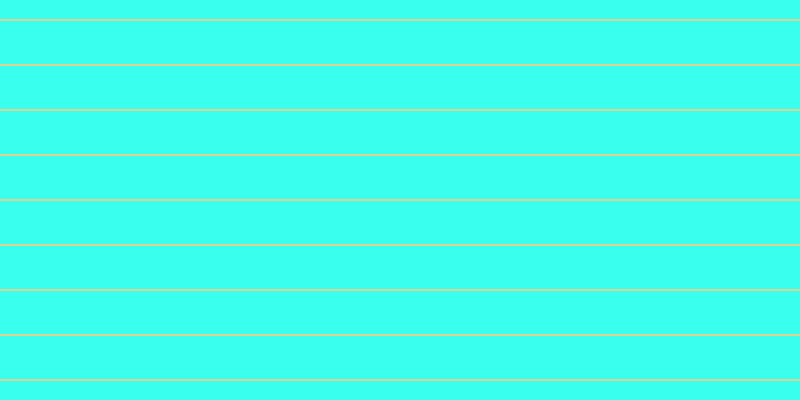#39ffef, #dbd393 horizontal lines, two pixels wide, forty-three pixels apart