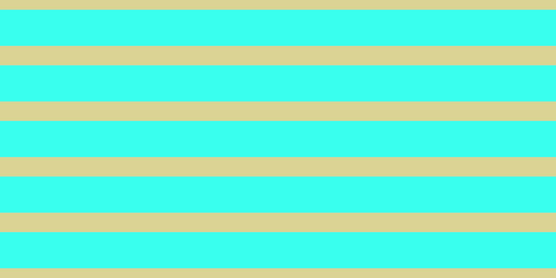 #39ffef, #dbd393 horizontal lines, twenty-eight pixels wide, fifty-two pixels apart