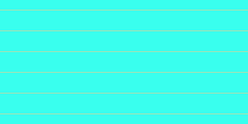 #39ffef, #dbd393 horizontal lines, two pixels wide, sixty-five pixels apart