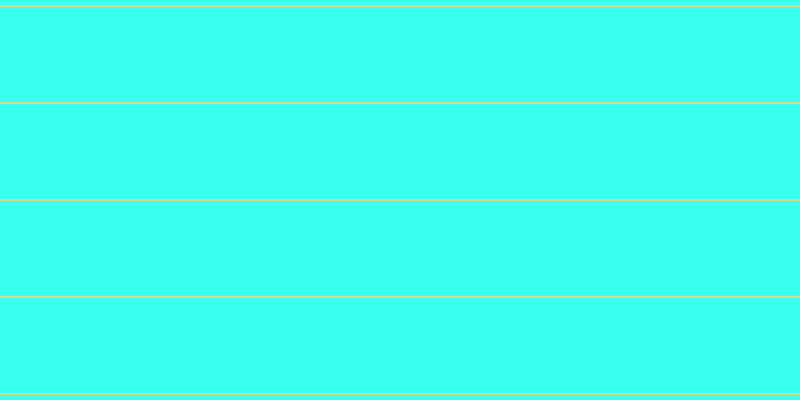 #39ffef, #dbd393 horizontal lines, two pixels wide, ninety-five pixels apart