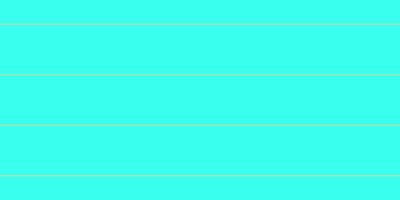 #39ffef, #dbd393 horizontal lines, two pixels wide, ninety-nine pixels apart