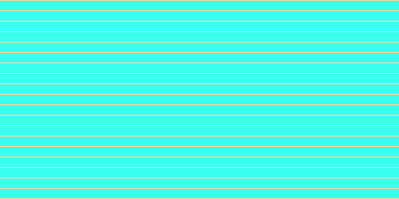 #39ffef, #fcd393 horizontal lines, two pixels wide, nineteen pixels apart