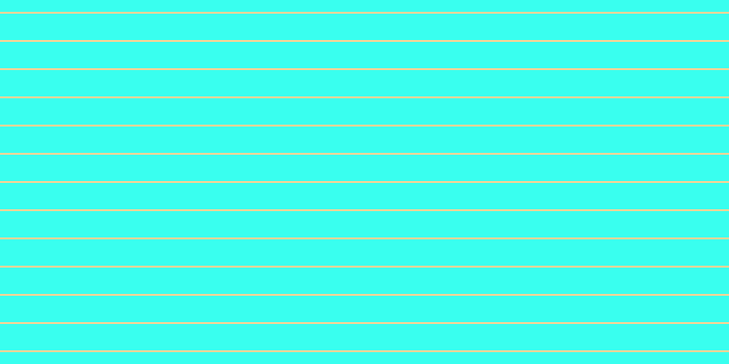 #39ffef, #fcd393 horizontal lines, two pixels wide, twenty-nine pixels apart