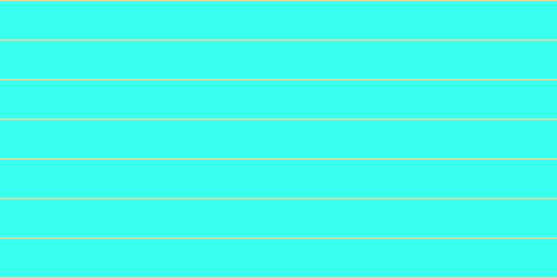 #39ffef, #fcd393 horizontal lines, two pixels wide, fifty-five pixels apart