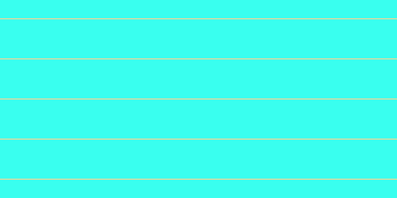 #39ffef, #fcd393 horizontal lines, two pixels wide, seventy-nine pixels apart