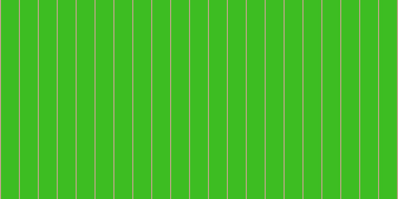 #3dbd21, #caa393 vertical lines, two pixels wide, thirty-six pixels apart