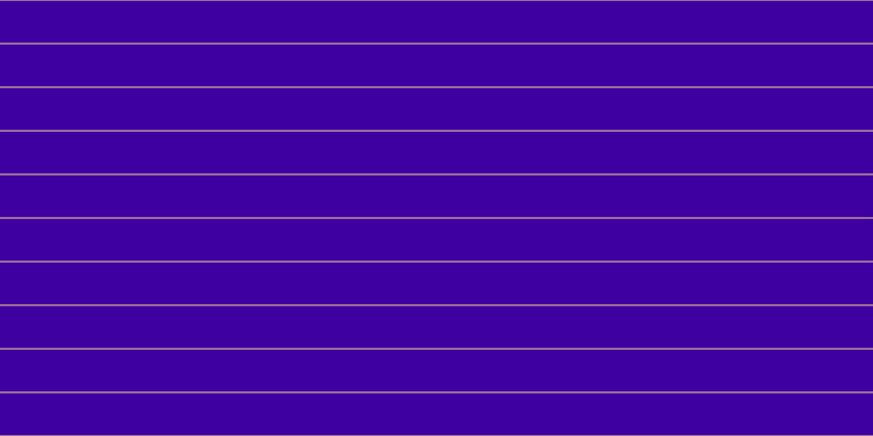 #3e00a1, #fcd393 horizontal lines, one pixels wide, thirty-nine pixels apart