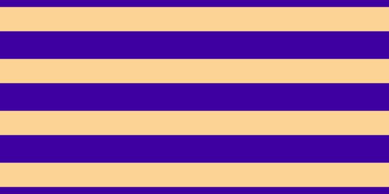 #3e00a1, #fcd393 horizontal lines, fifty pixels wide, fifty-seven pixels apart