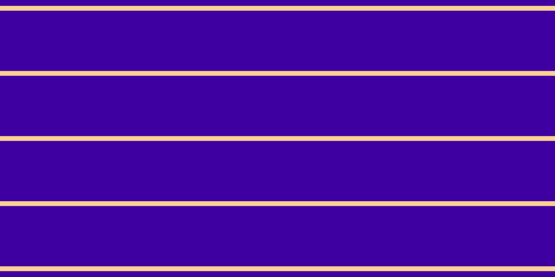 #3e00a1, #fcd393 horizontal lines, seven pixels wide, eighty-seven pixels apart