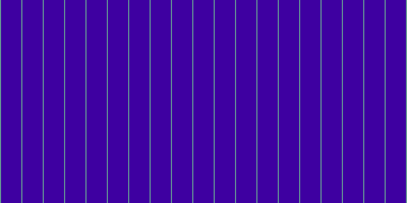 #3e00a1, #67a393 vertical lines, two pixels wide, forty pixels apart