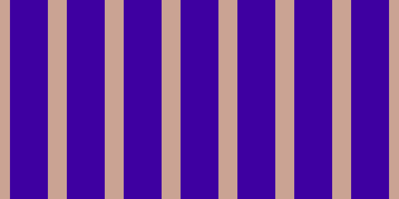 #3e00a1, #caa393 vertical lines, thirty-eight pixels wide, seventy-six pixels apart