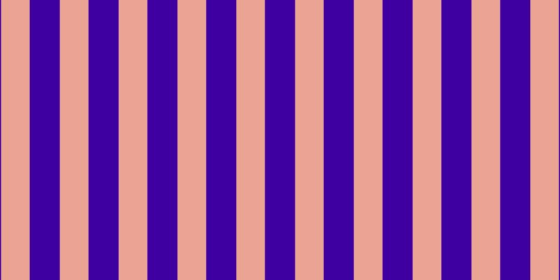 #3e00a1, #eba393 vertical lines, forty-one pixels wide, forty-three pixels apart
