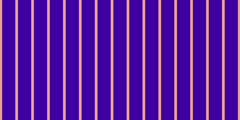 #3e00a1, #eba393 vertical lines, nine pixels wide, forty-four pixels apart