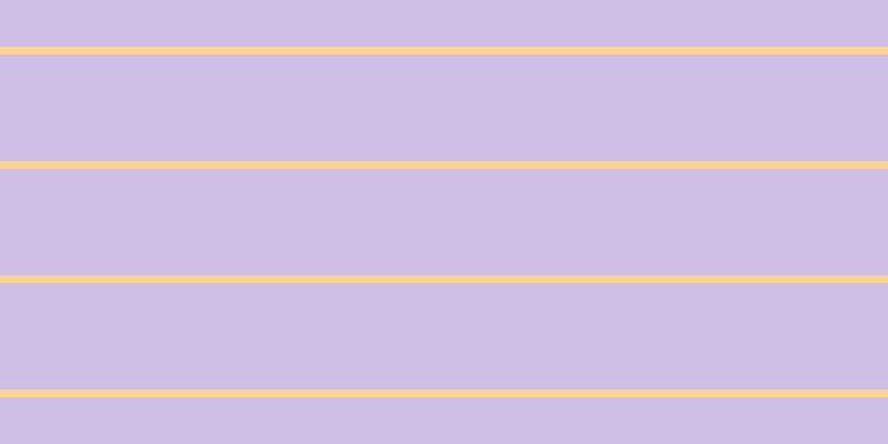 #3e00a1 (25%), #fcd393 horizontal lines, seven pixels wide, ninety-six pixels apart