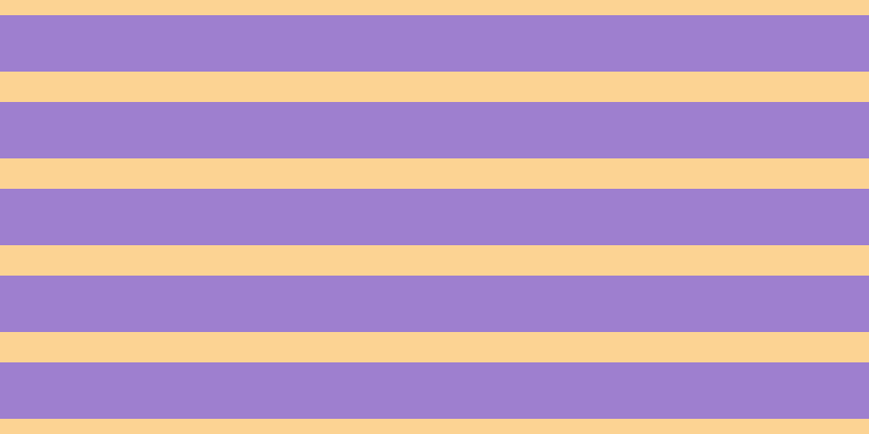 #3e00a1 (50%), #fcd393 horizontal lines, twenty-eight pixels wide, fifty-two pixels apart