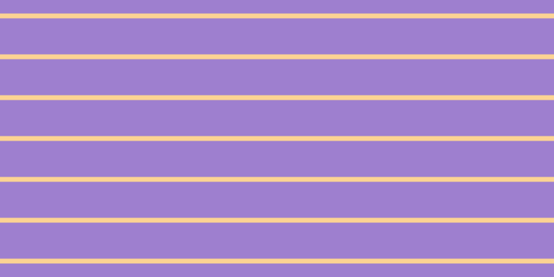 #3e00a1 (50%), #fcd393 horizontal lines, seven pixels wide, fifty-two pixels apart