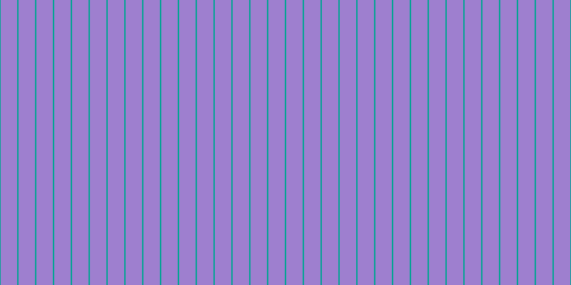 #3e00a1 (50%), #04a393 vertical lines, two pixels wide, twenty-three pixels apart