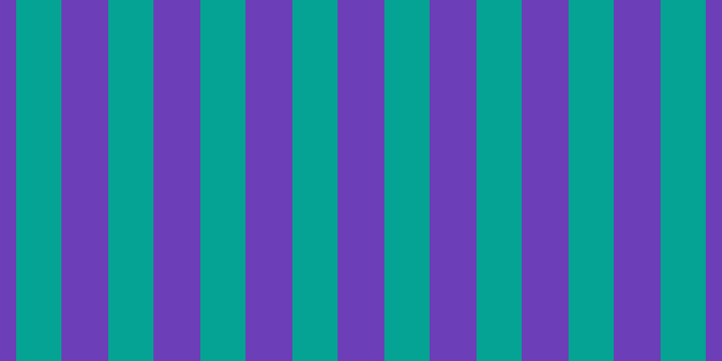 #3e00a1 (75%), #04a393 vertical lines, fifty pixels wide, fifty-two pixels apart