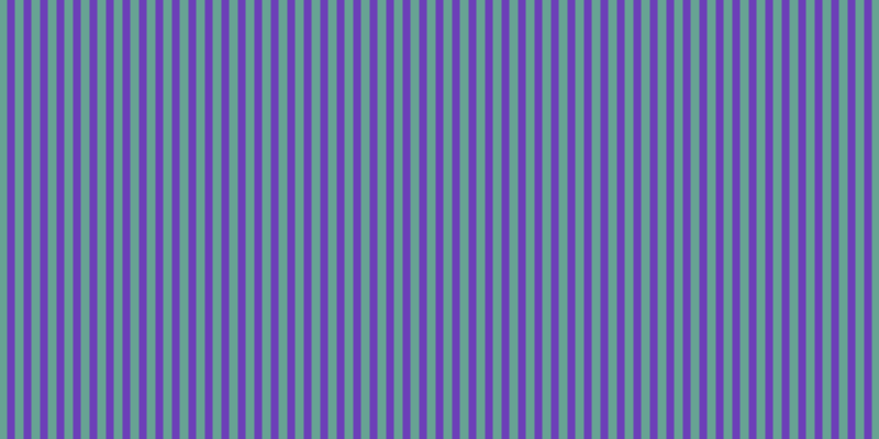 #3e00a1 (75%), #67a393 vertical lines, eight pixels wide, seven pixels apart