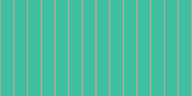 #3ebfa0, #caa393 vertical lines, five pixels wide, fifty-two pixels apart