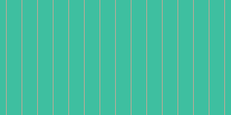 #3ebfa0, #eba393 vertical lines, two pixels wide, fifty-two pixels apart