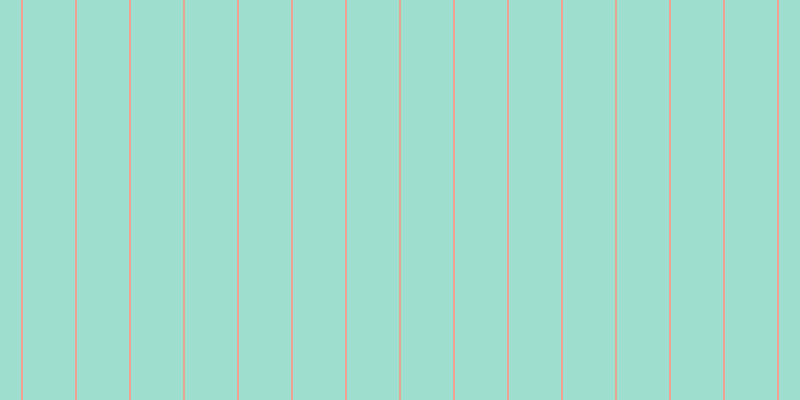 #3ebfa0 (50%), #eba393 vertical lines, two pixels wide, fifty-two pixels apart
