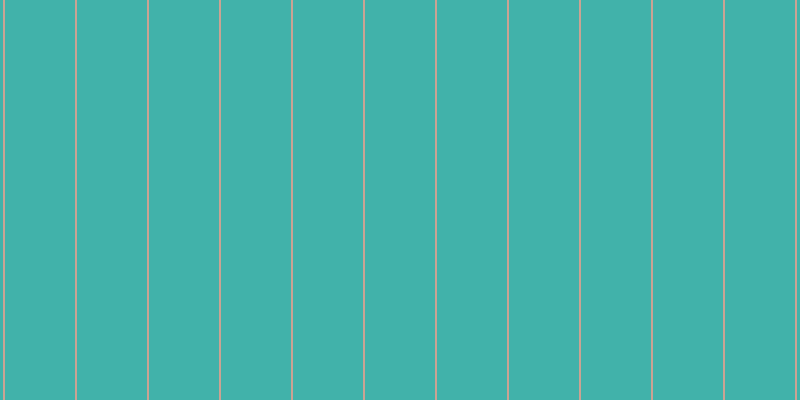 #41b2aa, #caa393 vertical lines, two pixels wide, seventy pixels apart