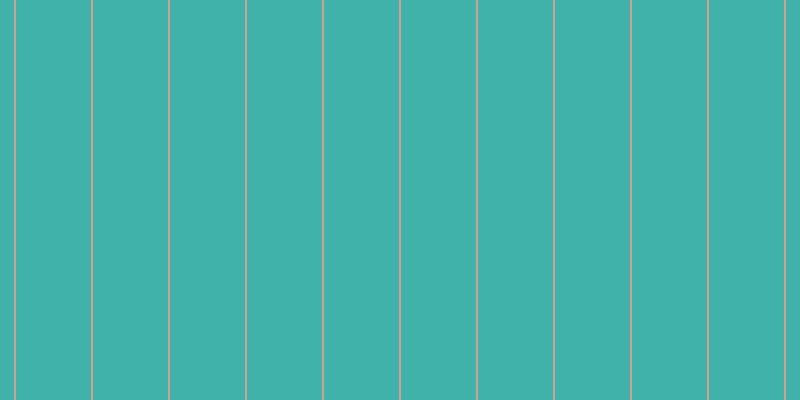 #41b2aa, #caa393 vertical lines, two pixels wide, seventy-five pixels apart