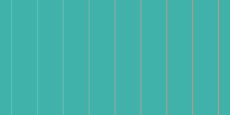 #41b2aa, #caa393 vertical lines, two pixels wide, eighty-eight pixels apart