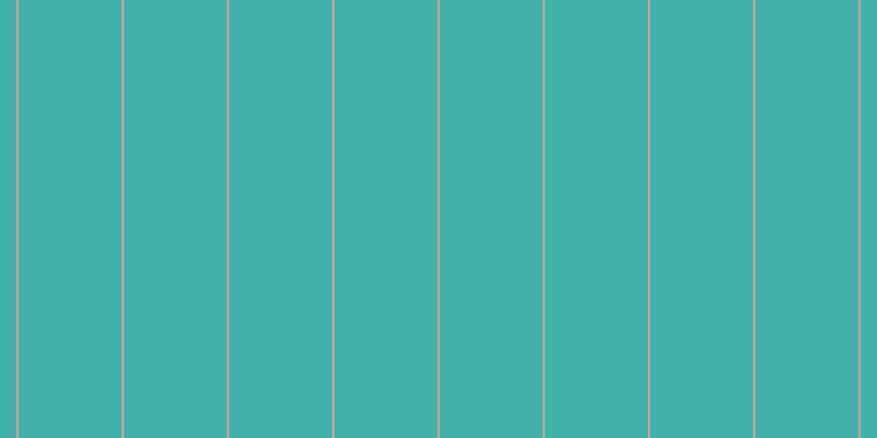 #41b2aa, #caa393 vertical lines, two pixels wide, ninety-four pixels apart