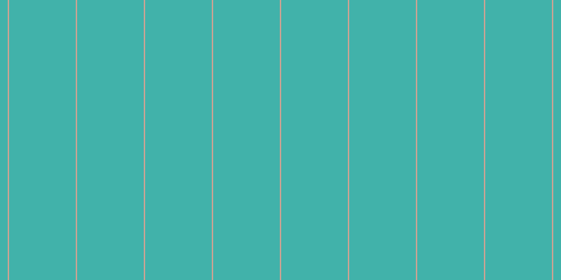#41b2aa, #caa393 vertical lines, two pixels wide, ninety-five pixels apart