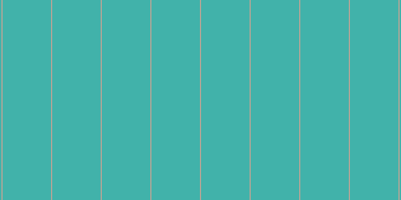 #41b2aa, #caa393 vertical lines, two pixels wide, ninety-seven pixels apart