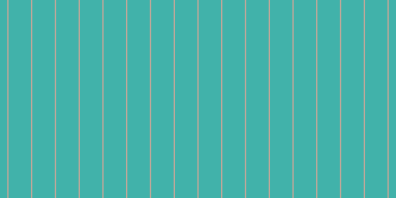 #41b2aa, #eba393 vertical lines, two pixels wide, forty-six pixels apart