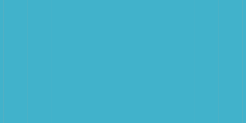 #41b2cb, #caa393 vertical lines, two pixels wide, seventy-six pixels apart