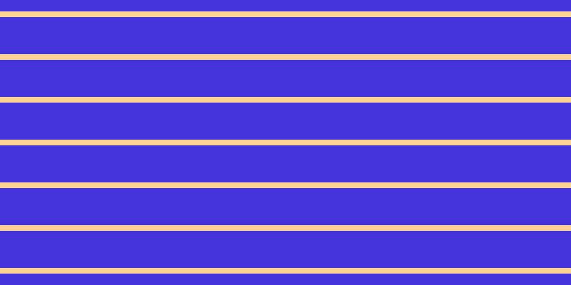 #4533db, #fcd393 horizontal lines, eight pixels wide, fifty-two pixels apart