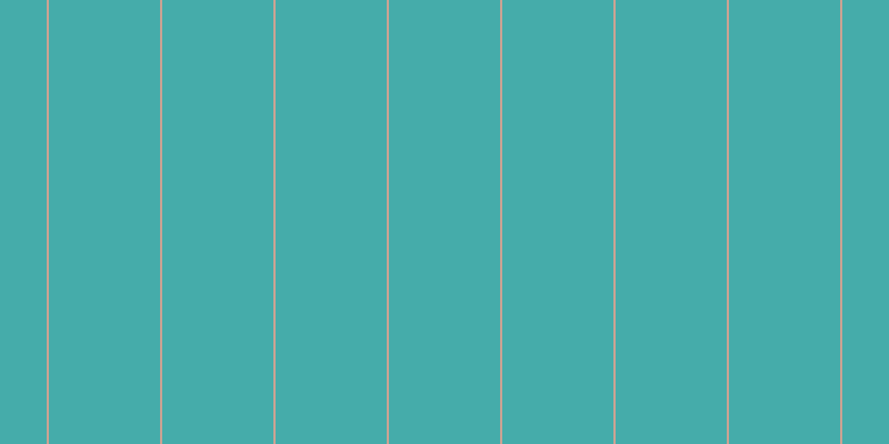 #45acaa, #caa393 vertical lines, two pixels wide, one hundred pixels apart