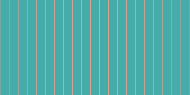 #45acaa, #caa393 vertical lines, two pixels wide, thirty-six pixels apart
