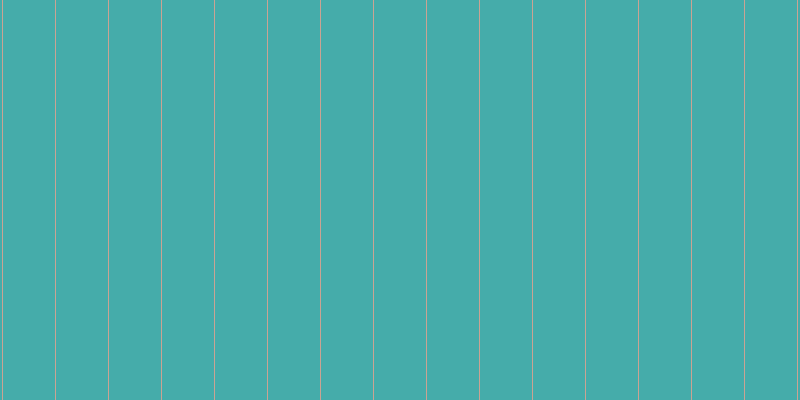 #45acaa, #caa393 vertical lines, one pixels wide, fifty-two pixels apart