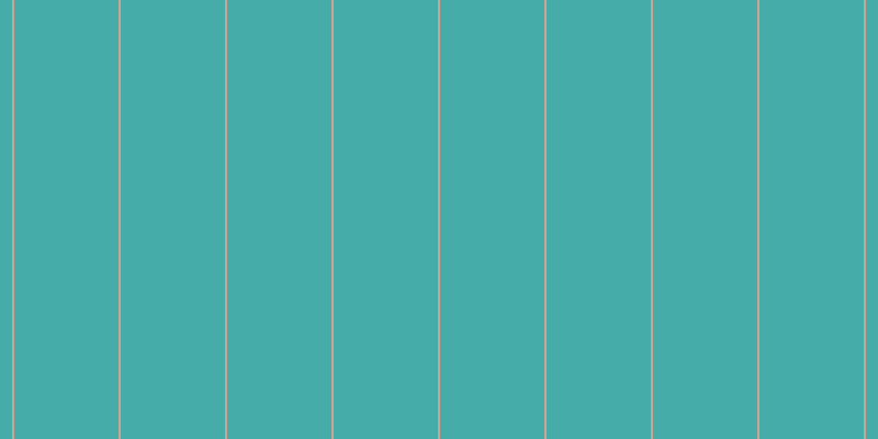#45acaa, #caa393 vertical lines, two pixels wide, ninety-five pixels apart