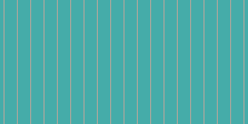 #45acaa, #eba393 vertical lines, two pixels wide, forty-one pixels apart