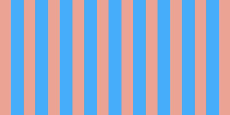 #45adfa, #eba393 vertical lines, forty pixels wide, forty-five pixels apart