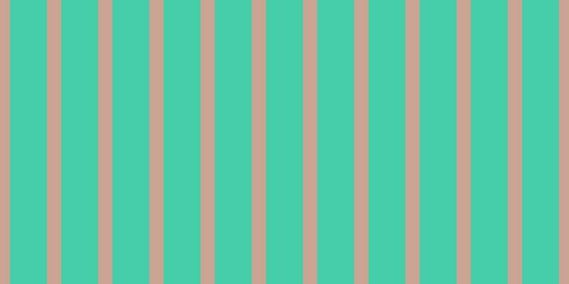 #45cdaa, #caa393 vertical lines, twenty pixels wide, fifty-two pixels apart