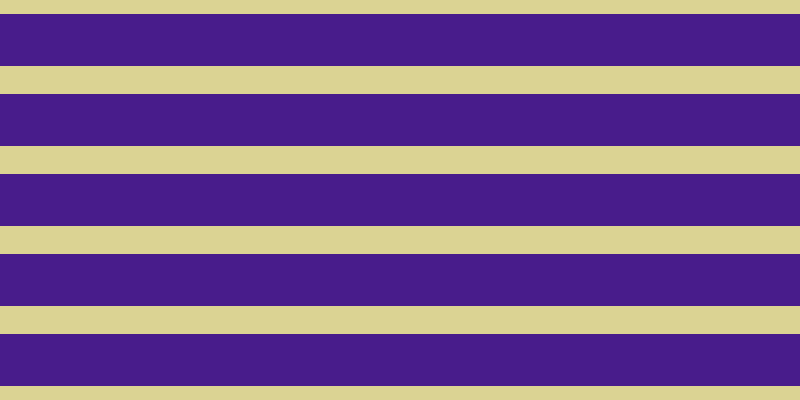 #481c8b, #dbd393 horizontal lines, twenty-eight pixels wide, fifty-two pixels apart
