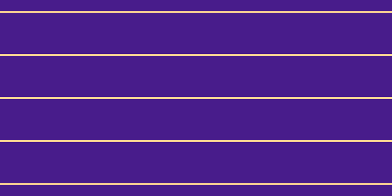 #481c8b, #fcd393 horizontal lines, four pixels wide, eighty-four pixels apart