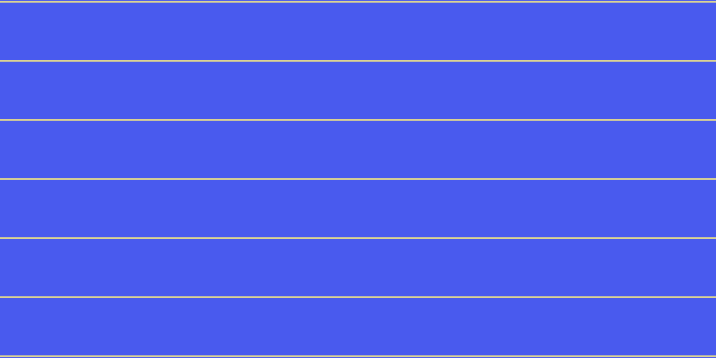#495aee, #dbd393 horizontal lines, two pixels wide, sixty-four pixels apart