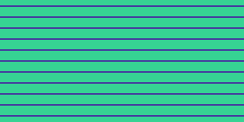 #4b00a3, #36d393 horizontal lines, thirty-two pixels wide, four pixels apart