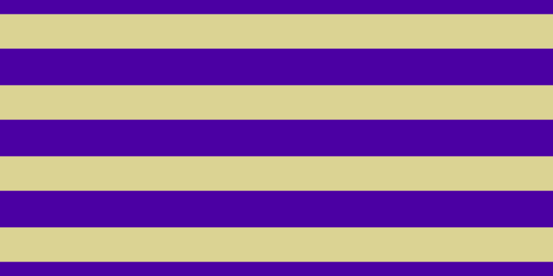 #4b00a3, #dbd393 horizontal lines, fifty pixels wide, fifty-three pixels apart