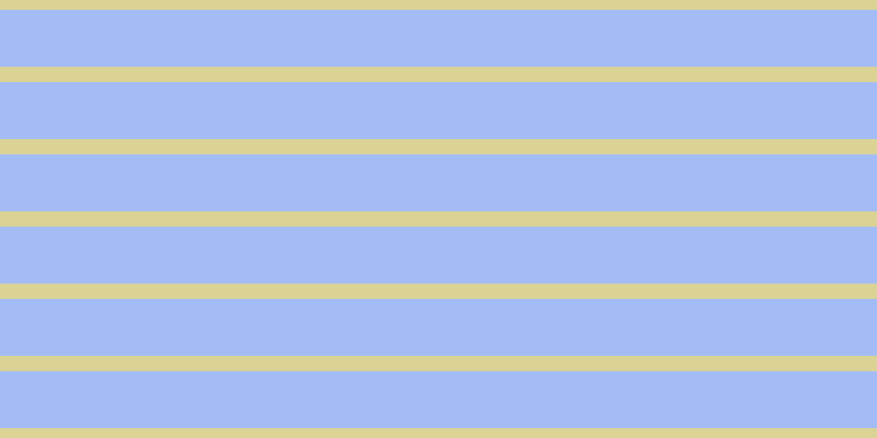 #4b7bf0 (50%), #dbd393 horizontal lines, fourteen pixels wide, fifty-two pixels apart