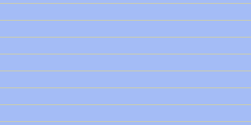 #4b7bf0 (50%), #dbd393 horizontal lines, two pixels wide, fifty-two pixels apart